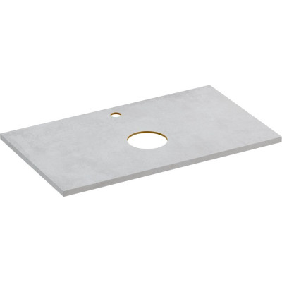 Столешница CERSANIT STONE из керамогранита Balance 80x45x2 серый матовый