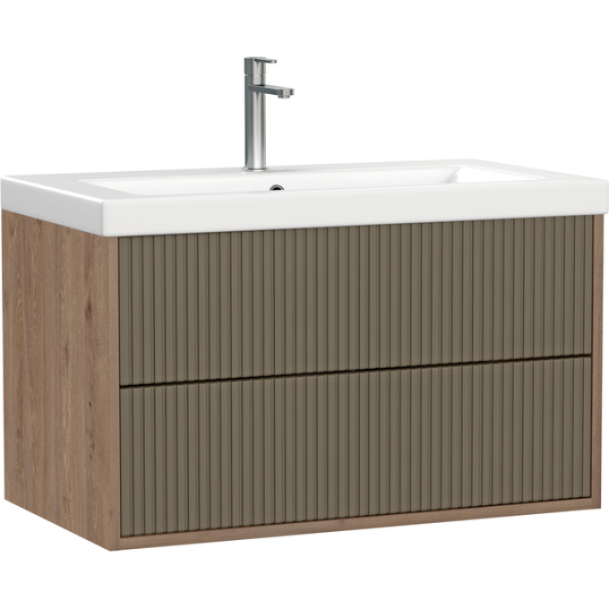 Тумба подвесная CERSANIT CLASSIC RIBBLE 80 коричневый 69280
